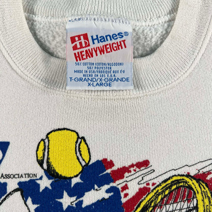 90s USTA Indoor Tennis Championships Sweatshirt- XL