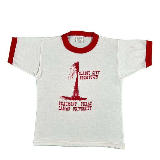 80s Lamar U Boomtown Ringer Tee- XXS