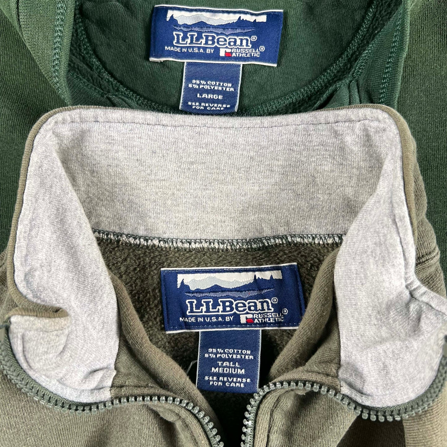 90s L.L. Bean by Russell Sweatshirts- SELECT SWEAT