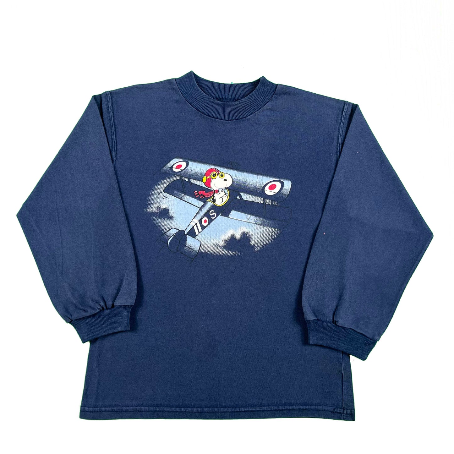 90s Pilot Snoopy Long Sleeve Tee- XXS