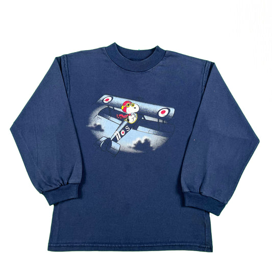 90s Pilot Snoopy Long Sleeve Tee- XXS