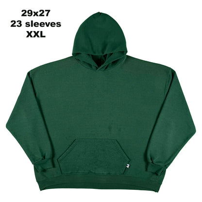 Vintage Blank Forest Green Hoodie- SELECT SIZE