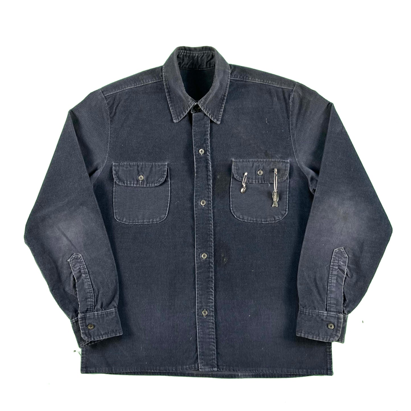 80s Corduroy Charm Shirt- M