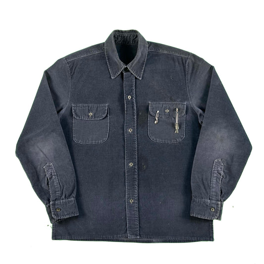 80s Corduroy Charm Shirt- M