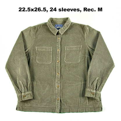 L.L. Bean Corduroy Shackets- SELECT SHIRT