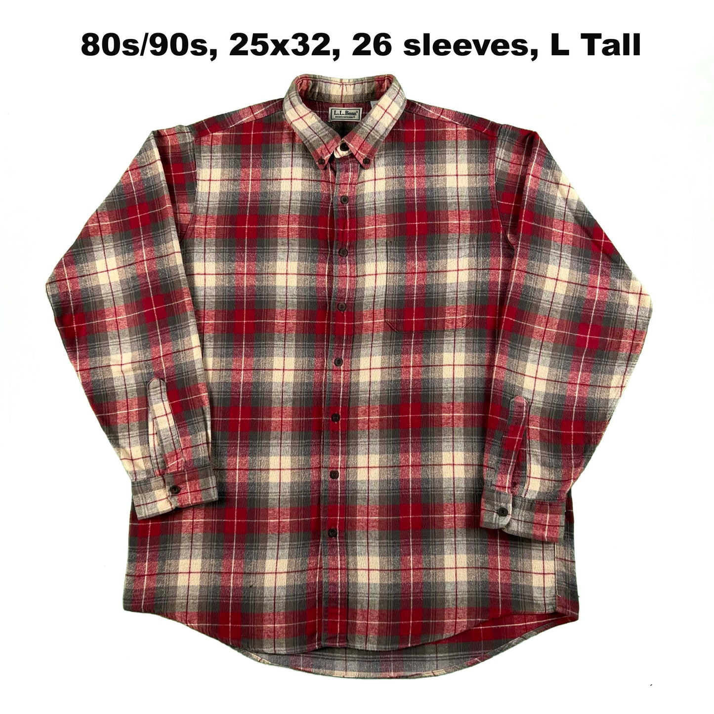 Vintage 100% Cotton L.L. Bean Flannels- SELECT SHIRT