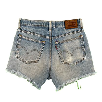 80s Levi's Cut Off Denim Shorts- 28x4