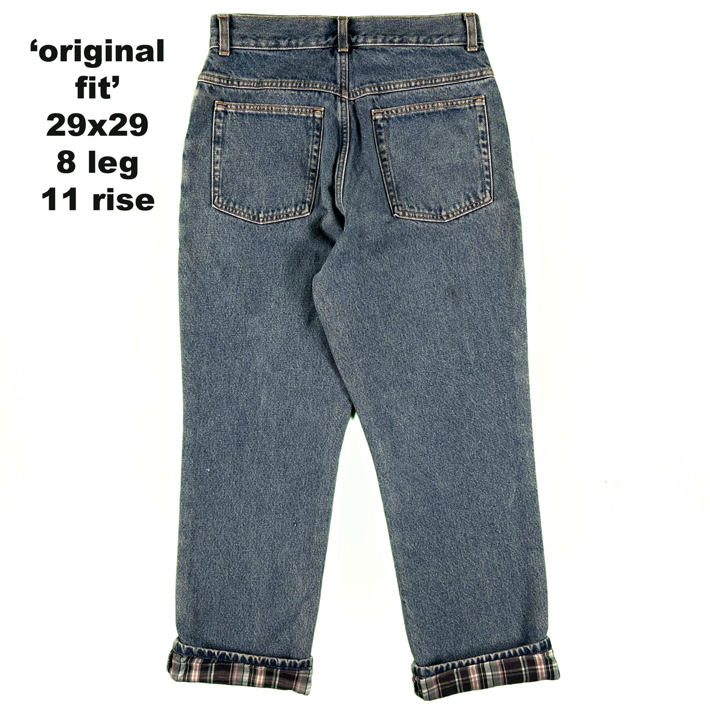 Vintage LL Bean Flannel/Fleece Lined Denim- SELECT PAIR