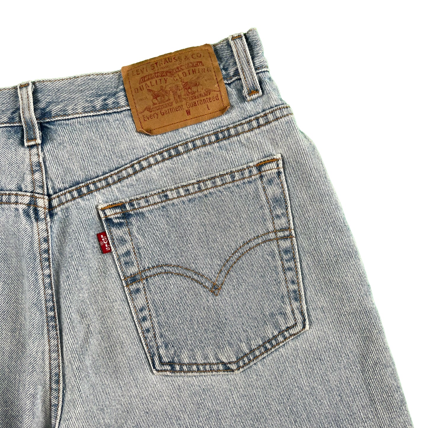 90s Levi's Denim Shorts- 31x7