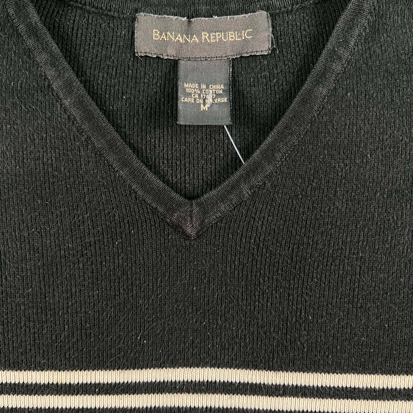 00s Banana Republic Striped Cotton Knits- SELECT SWEATER