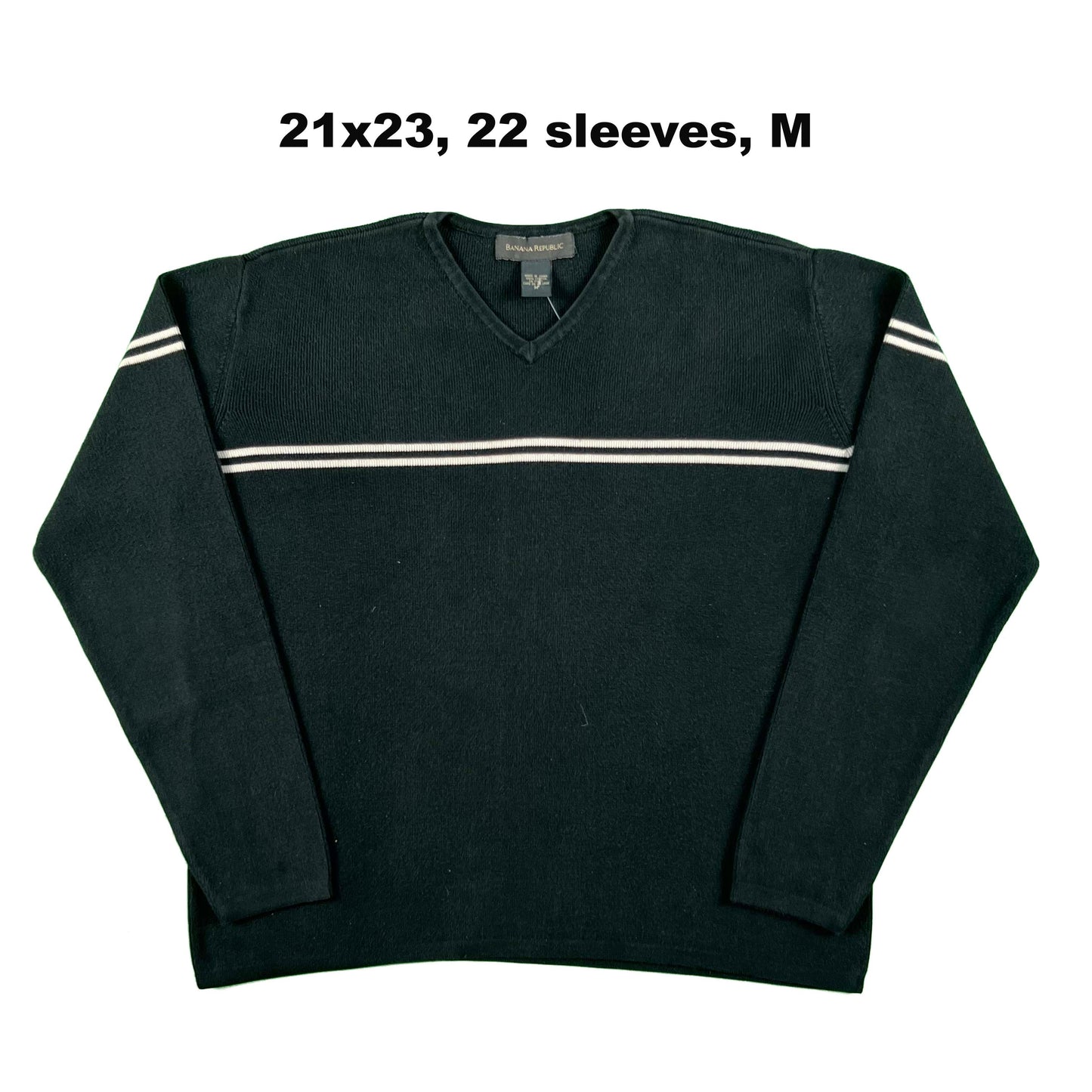 00s Banana Republic Striped Cotton Knits- SELECT SWEATER