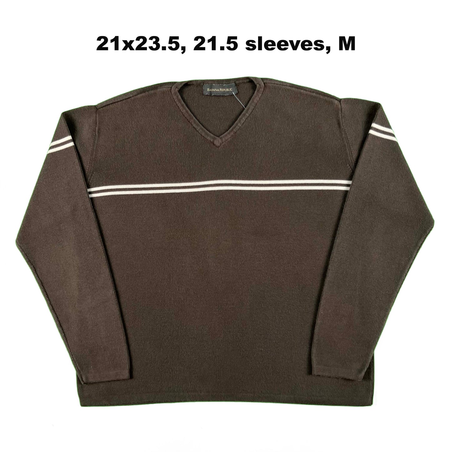 00s Banana Republic Striped Cotton Knits- SELECT SWEATER