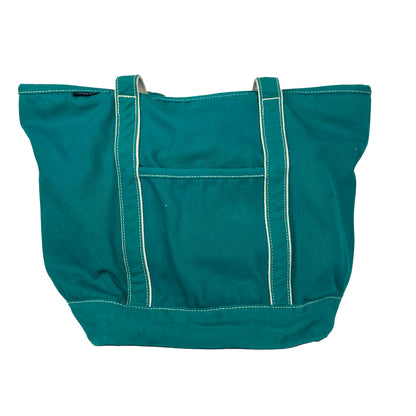 Lands' End Teal z/u Tote Bag- Large