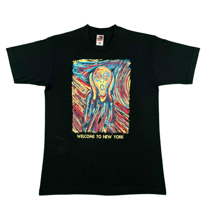 90s Welcome to New York Van Gogh Tee- L
