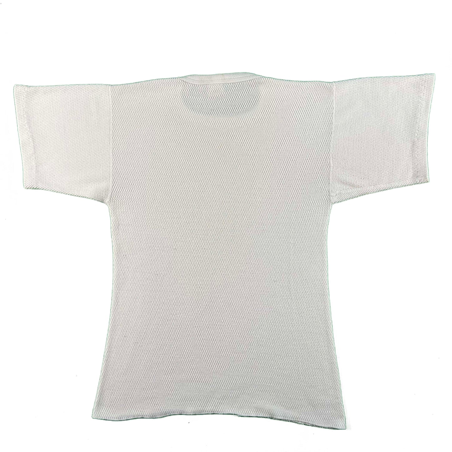 80s Short Sleeve Waffle Knit Thermal- L