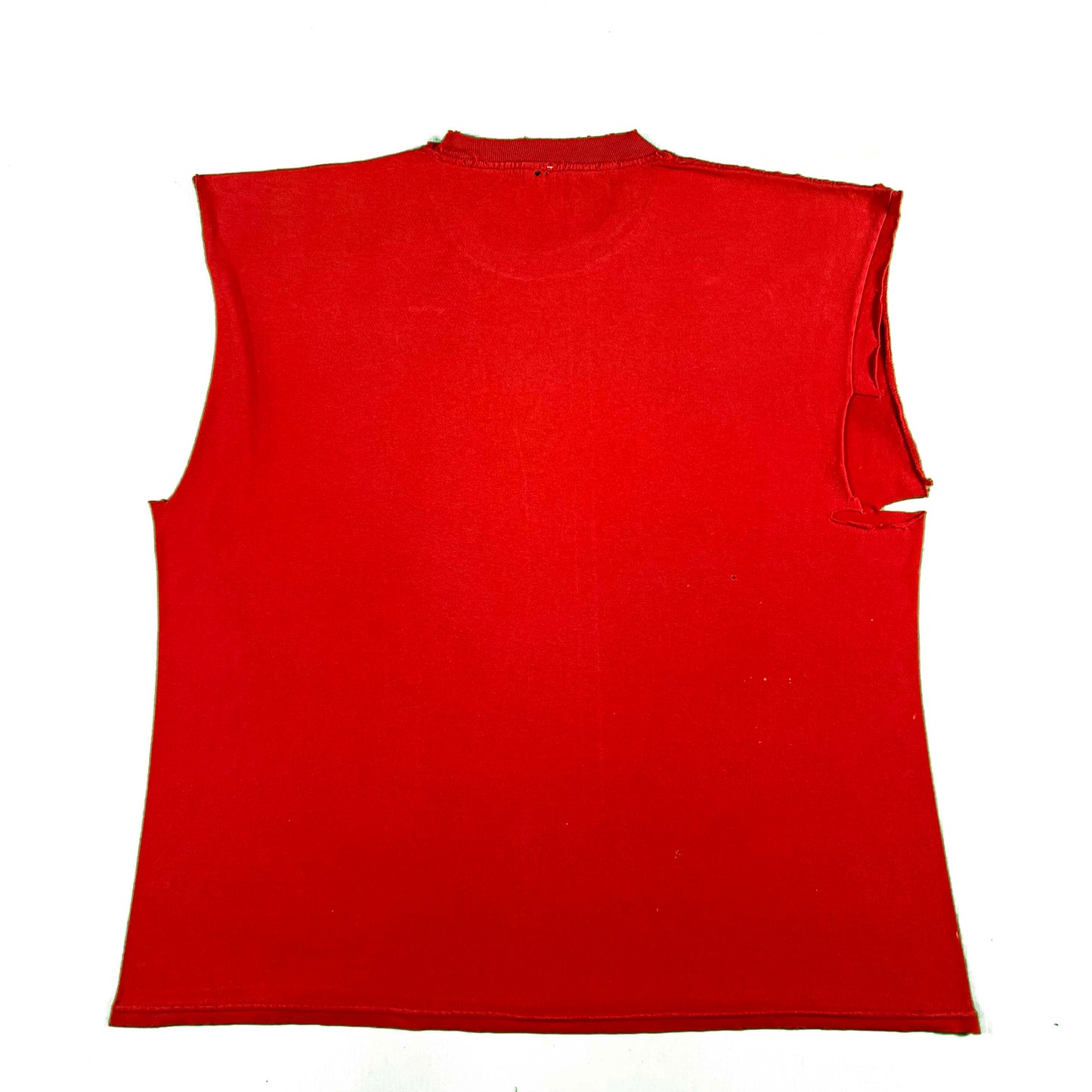 00s Thrashed Cut Off Fishing Tee- XL