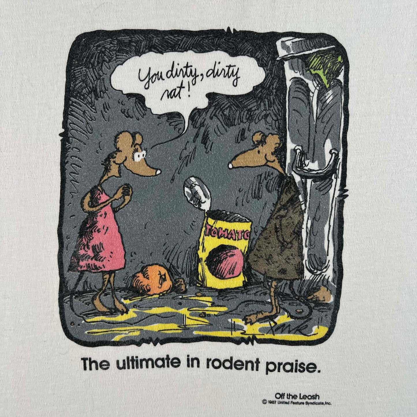 80s 'The ultimate in rodent praise.' Tee- M
