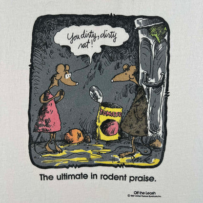 80s 'The ultimate in rodent praise.' Tee- M