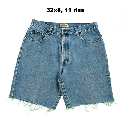 Vintage L.L. Bean Cut Off Denim Shorts- SELECT PAIR