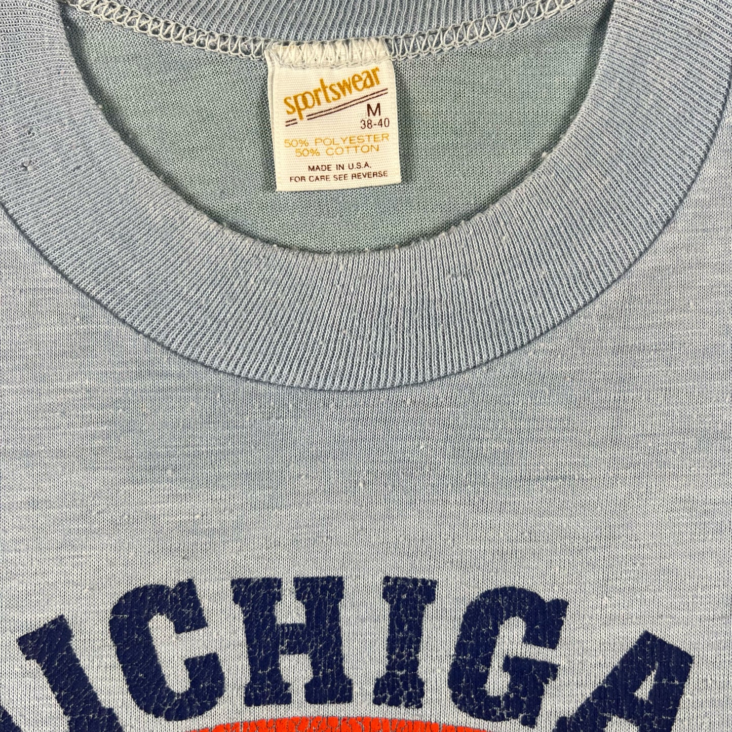 70s Michigan State Bird Mosquito Tee- S