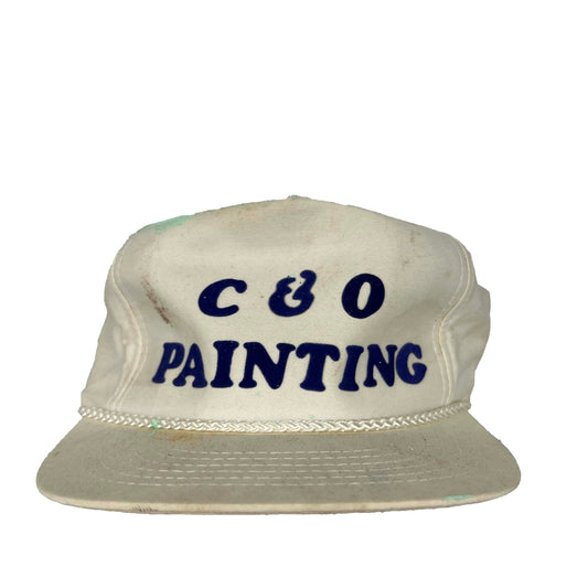 80s Felt Print Painter's Trucker Hat