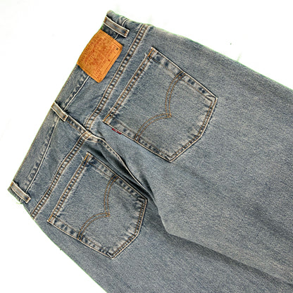 90s Levi's 577 Wide Leg Denim- 32x31.5