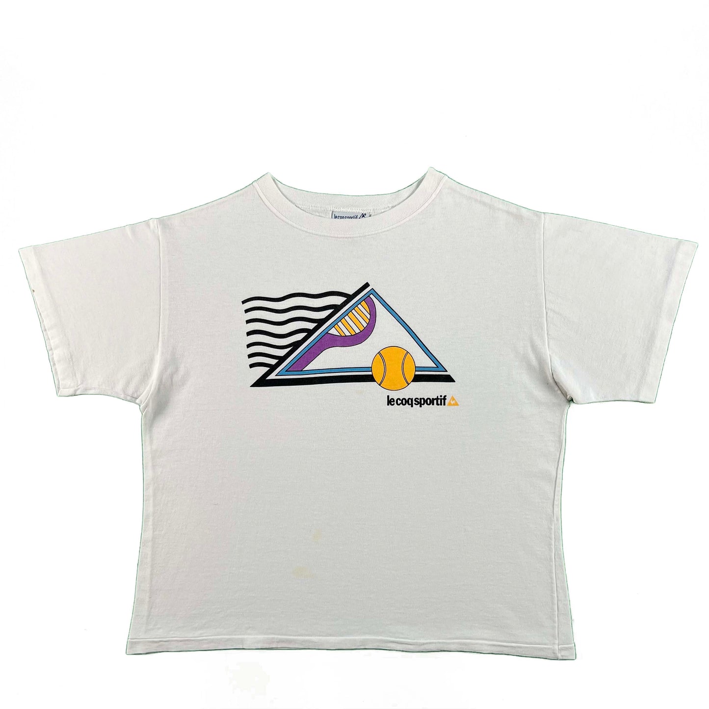 80s le coq sportif Tennis Tee- L
