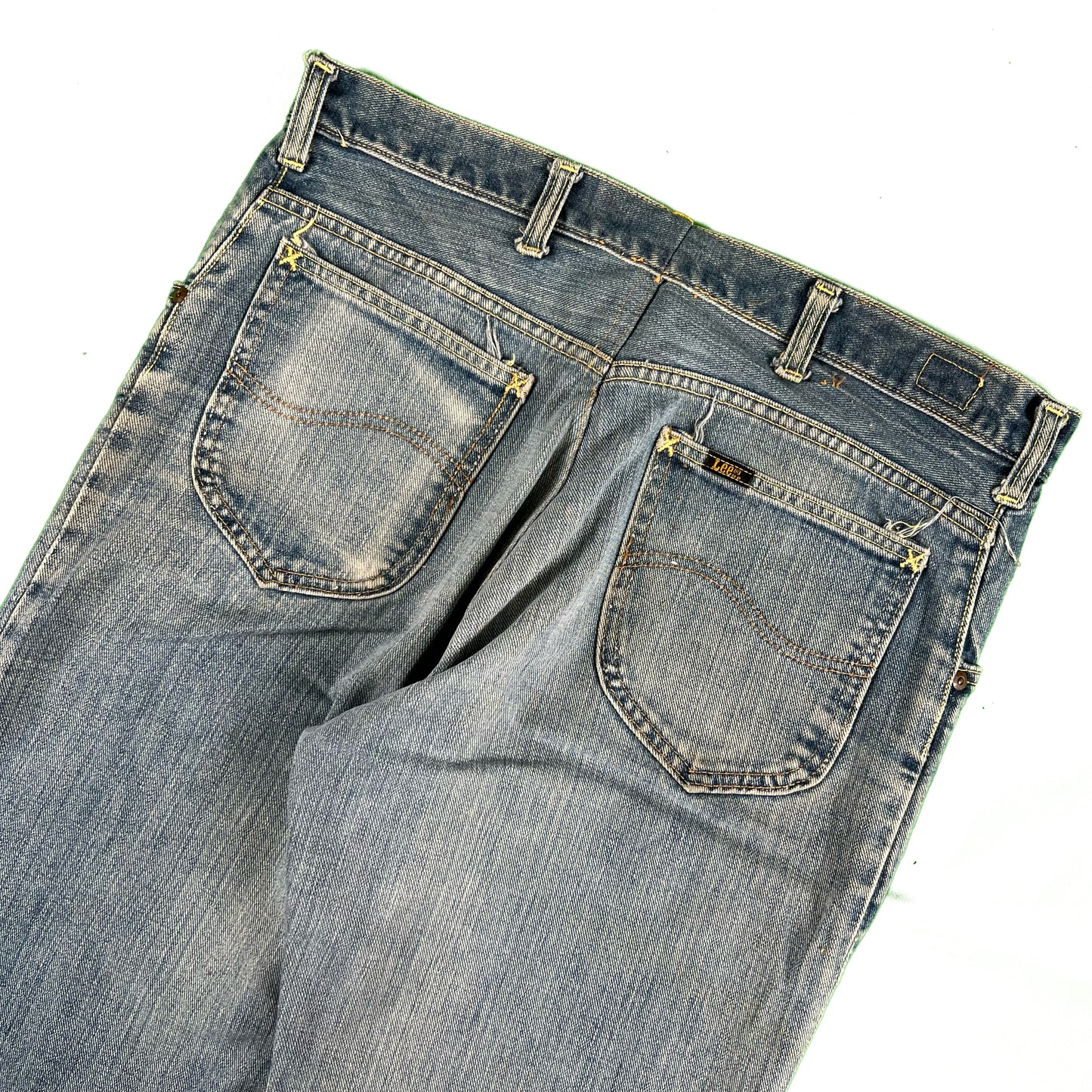 60s Lee Rider Altered Denim Flares- 33x29