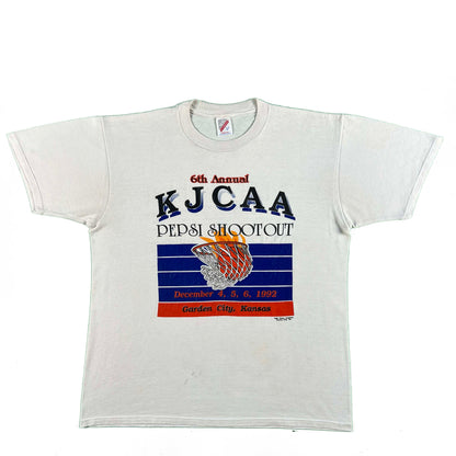 90s Pepsi Shootout Basketball Tee- L