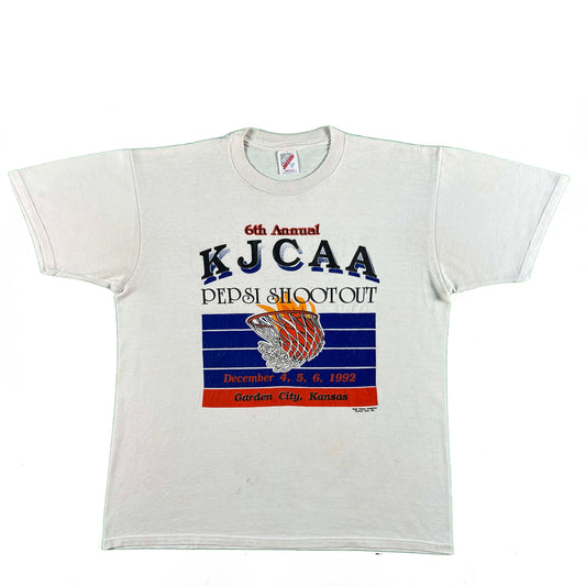 90s Pepsi Shootout Basketball Tee- L