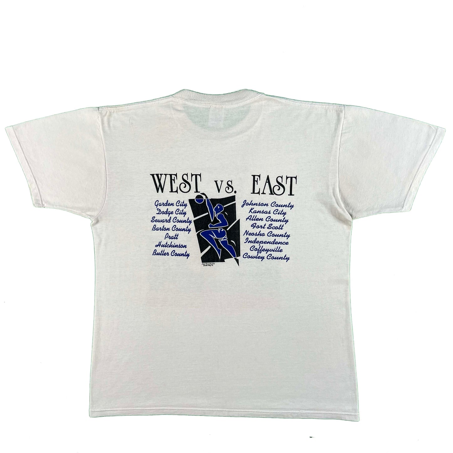 90s Pepsi Shootout Basketball Tee- L