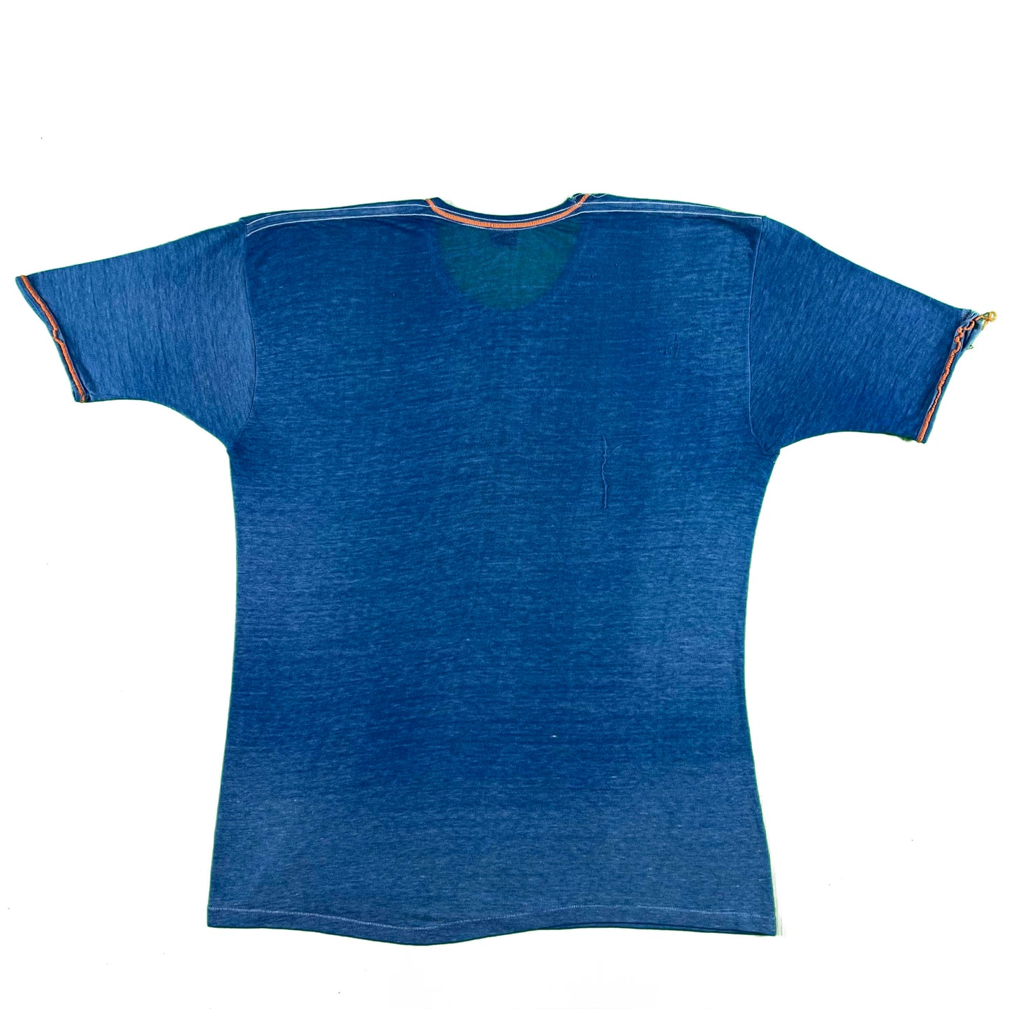 70s Threadbare/Paper Thin Ringer Tee- L