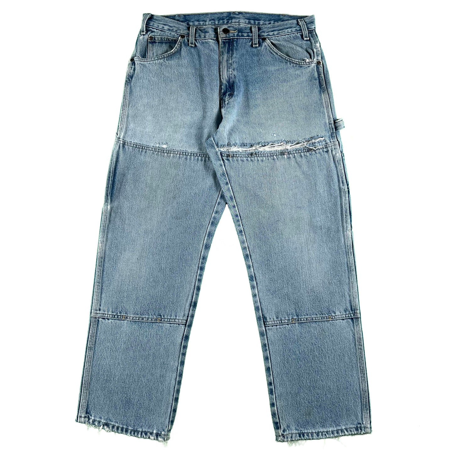Dickies Safety Pinned Double Knee Carpenter Denim- 34x28.5