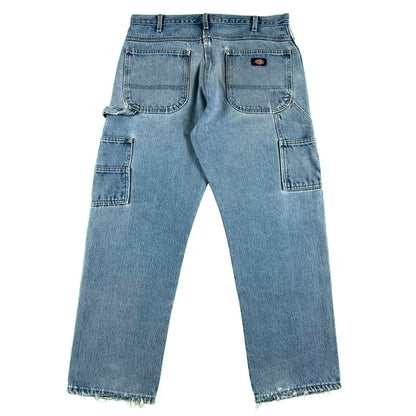 Dickies Safety Pinned Double Knee Carpenter Denim- 34x28.5