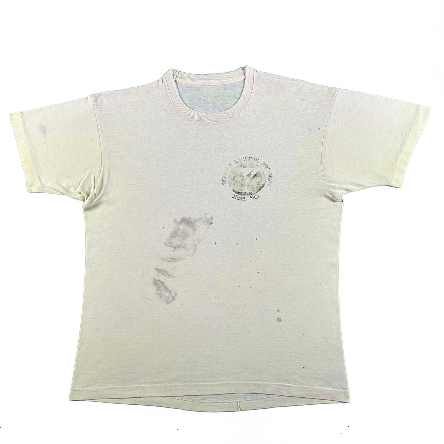 90s Perfectly Worn Survival Program Tee- XL