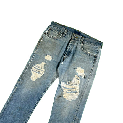00s Nicely Thrashed Levi's 501 Denim- 34x34
