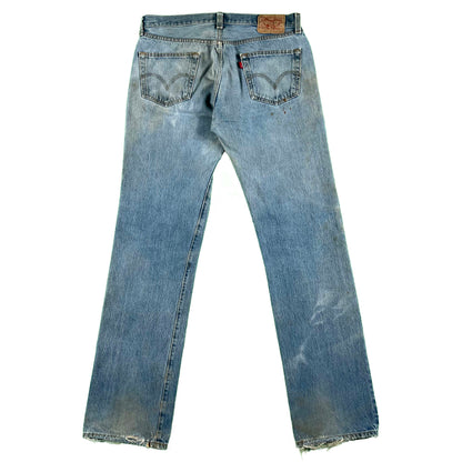 00s Nicely Thrashed Levi's 501 Denim- 34x34
