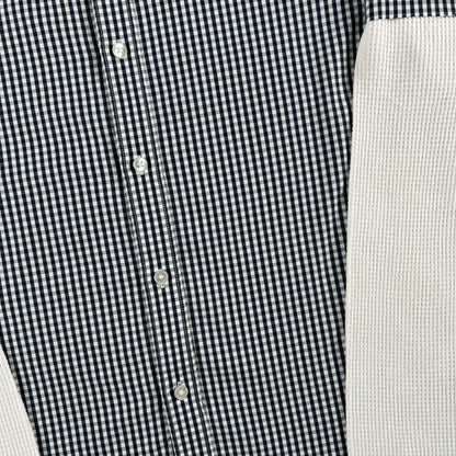 Vintage Gap Cropped Plaid Shirt & Waffle Knit Thermals- SELECT COMBO