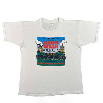 90s Austin Aids Walk Tee- XL