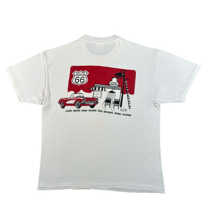 90s Route 66 Pocket Tee- XL