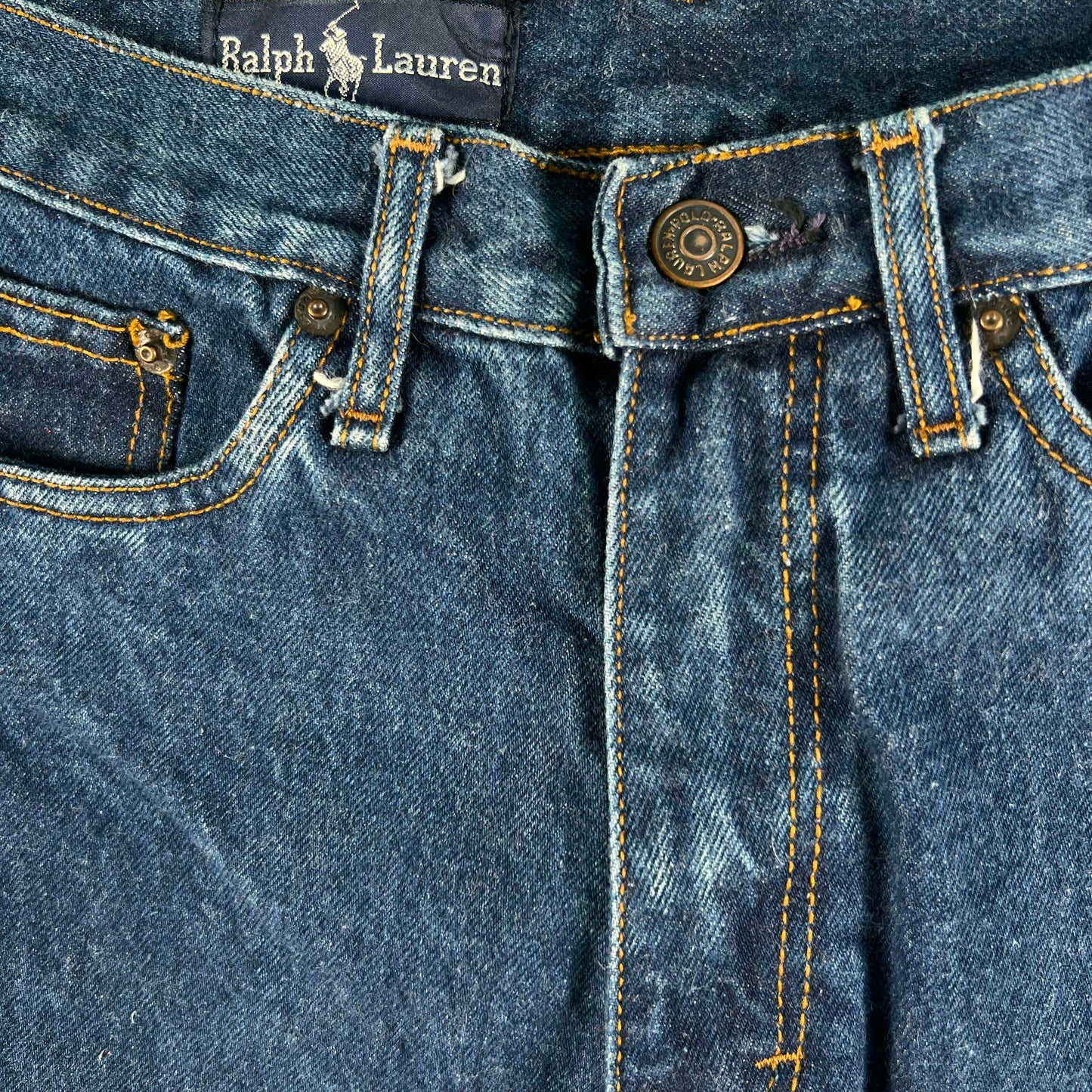 80s Ralph Lauren Flared Denim- 25x30