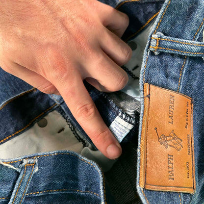 80s Ralph Lauren Flared Denim- 25x30