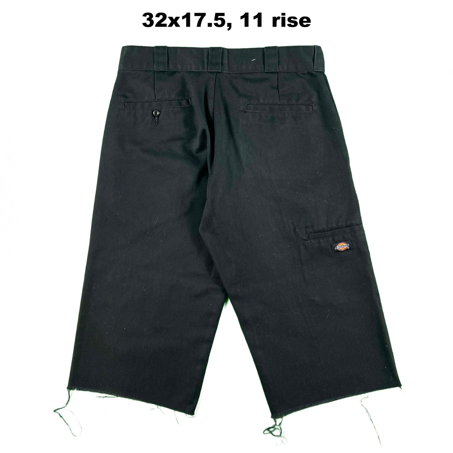 Dickies Black Double Knee Capris- SELECT PAIR