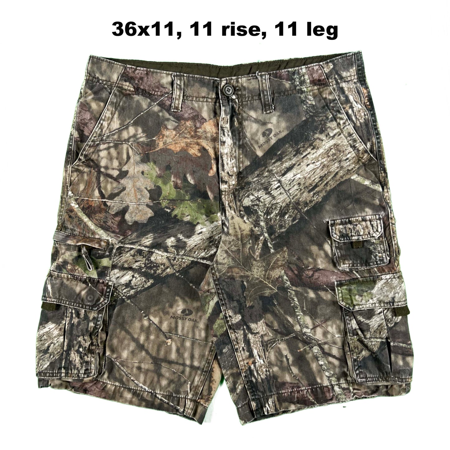 Mossy Oak Camo Cargo Shorts- SELECT PAIR