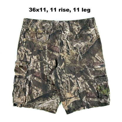 Mossy Oak Camo Cargo Shorts- SELECT PAIR