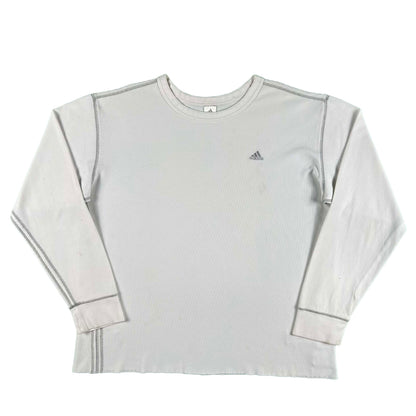 00s Adidas Waffle Knit Thermal- XL