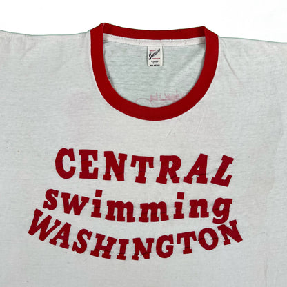 60s Swimming Ringer Tee- XL