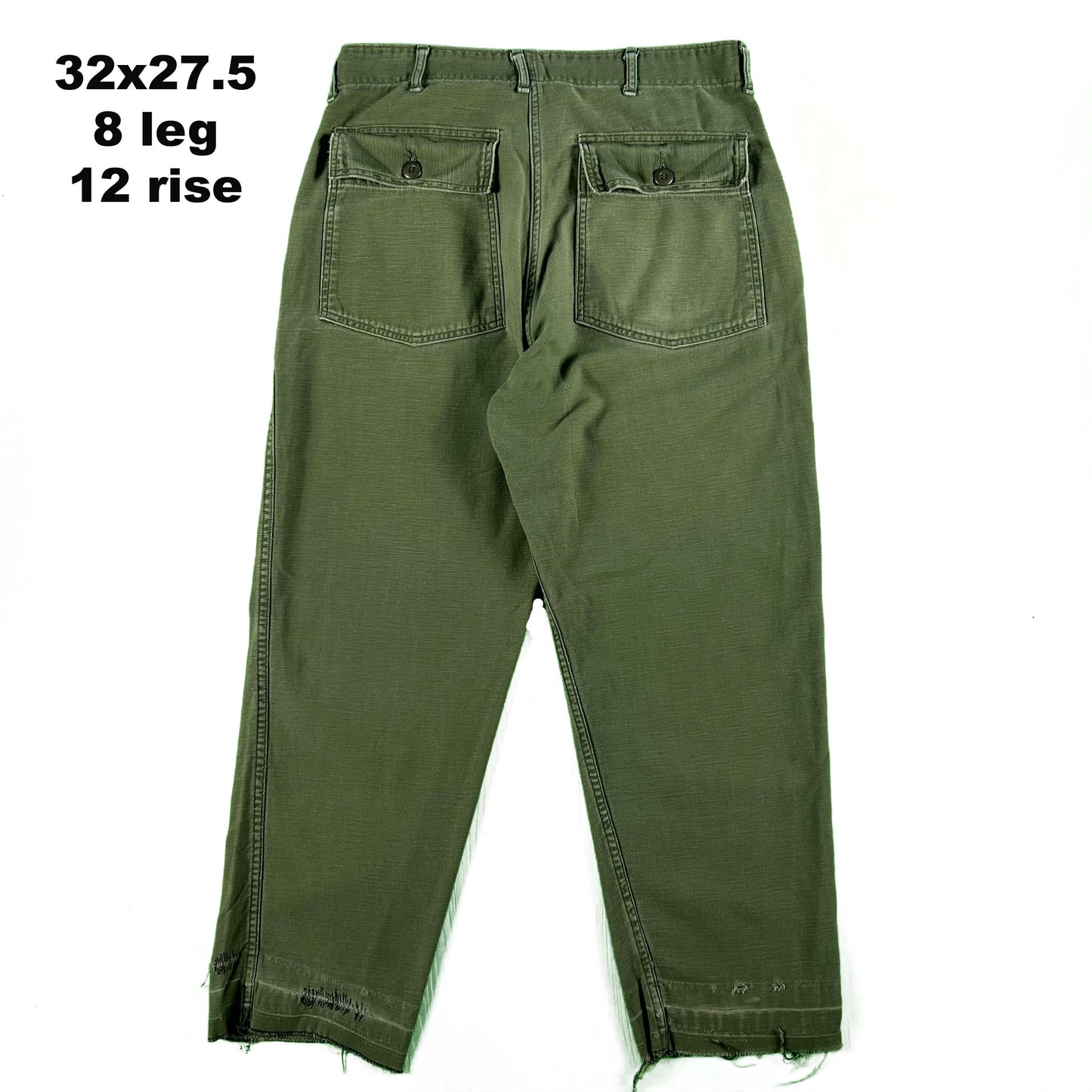 60s/70s OG-107 Army Fatigue Trousers- SELECT PAIR