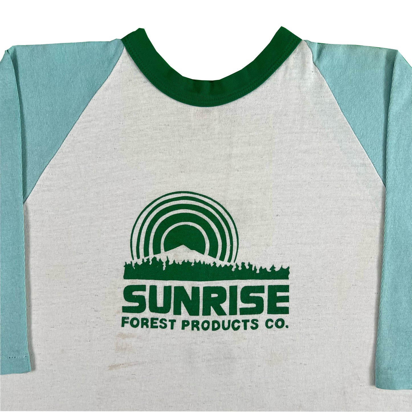 70s Two Tone Russell Forestry Tee- M