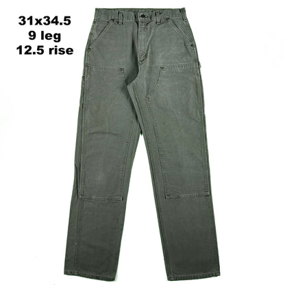 Carhartt Moss Green Double Knees- SELECT PAIR